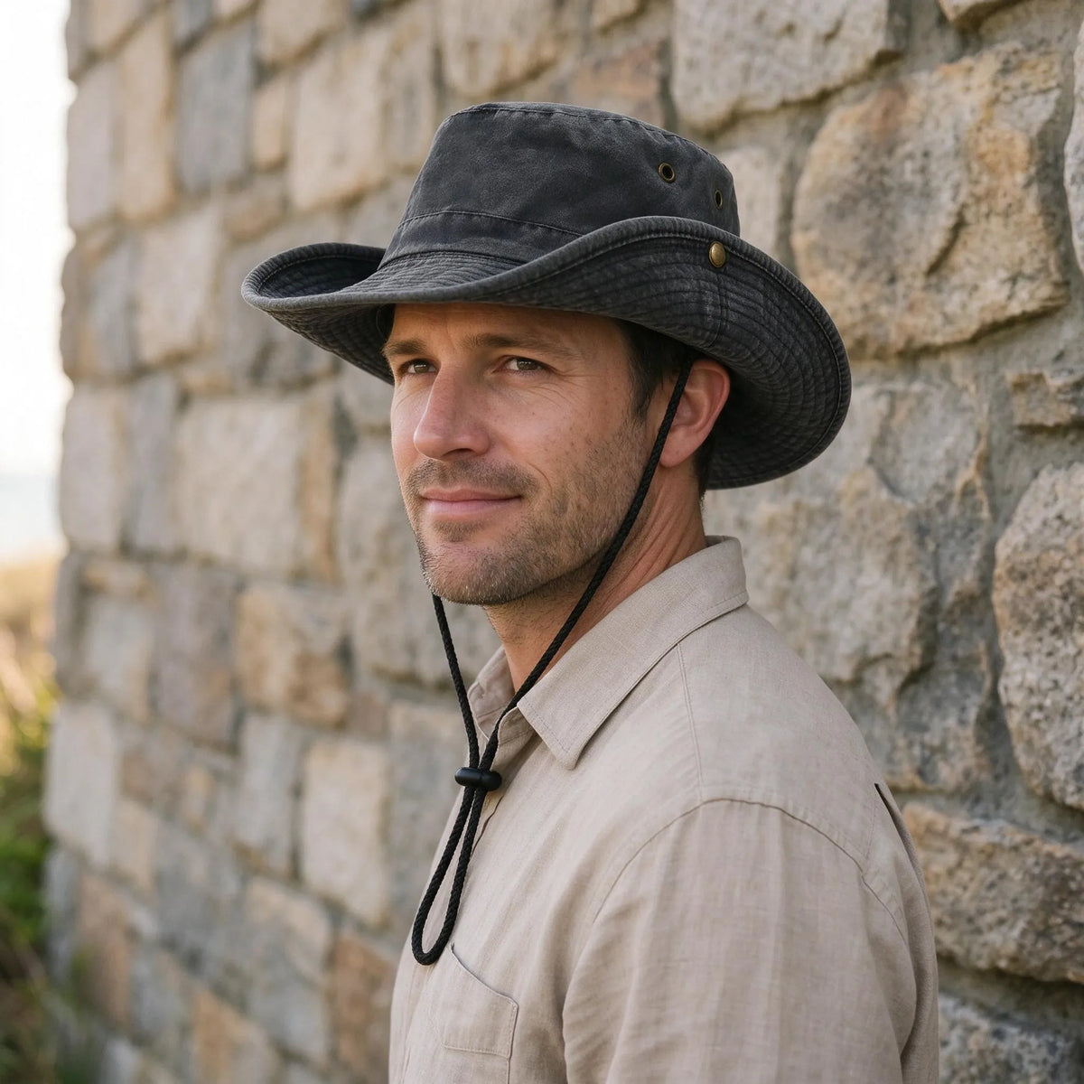 Ventilated Wide Brim Outdoor Sun Hat