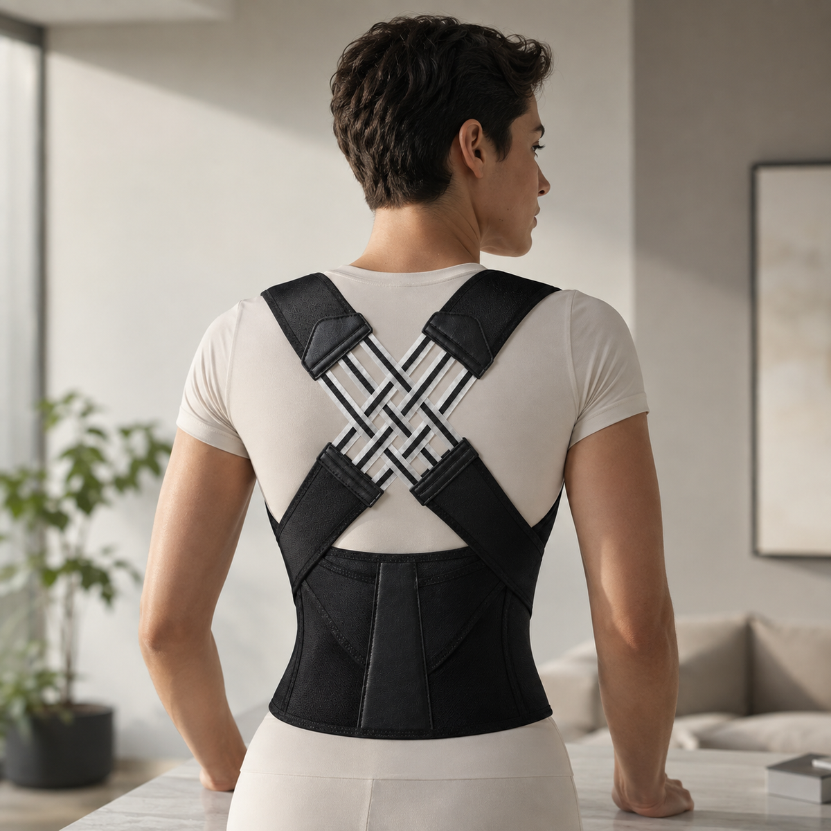 Thrives Outdoor | Adjustable Back Support Ergonomic Posture Correction