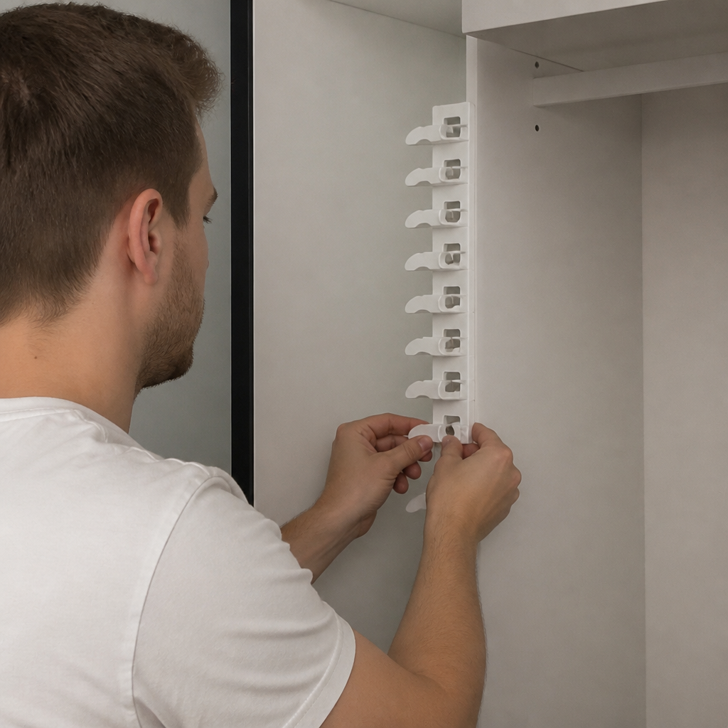 Wall-Mounted Cap Organizer β Space for Up to 20 Caps