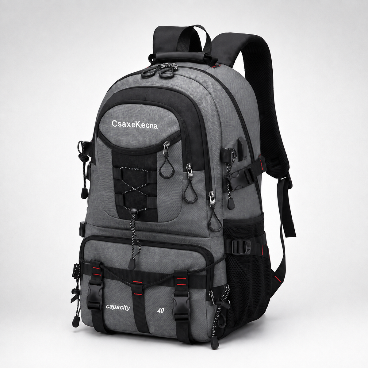 Thrives Outdoor | BergTrail Pro 40L Hiking Backpack with USB Charging