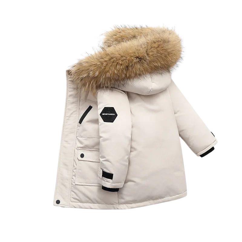 Winter Jacket with Soft Faux Fur Trim