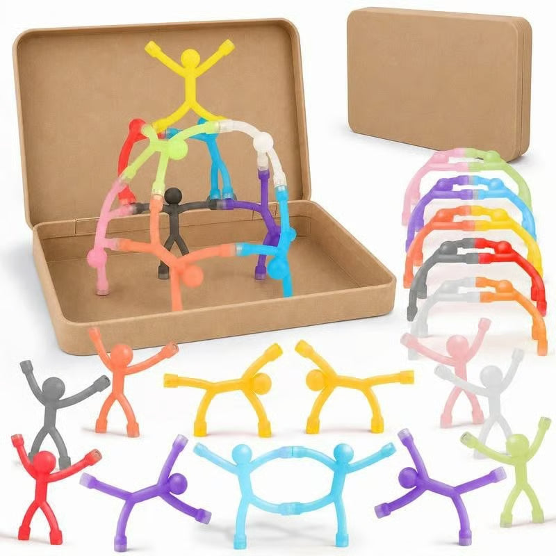 Unisex Kids' Magnetic Building Set (Set of 10)