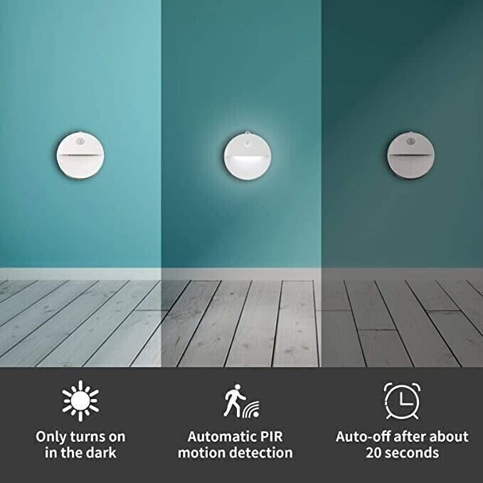 LED Light with Motion Sensor | Easy Installation, 3 Modes