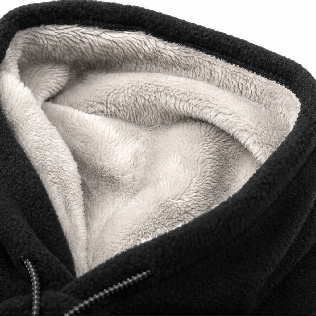 Fleece-Lined Adjustable Face-Covering Balaclava