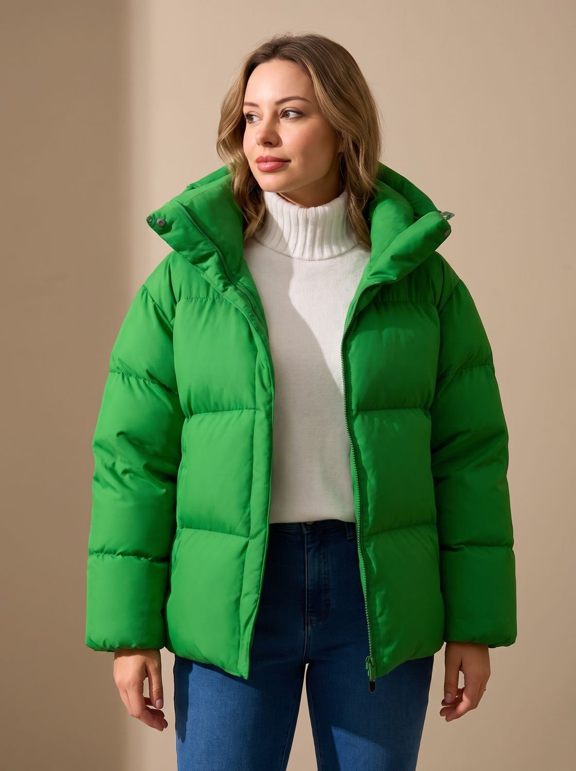 Mia Oversized Down Jacket for Women Winter Jacket with Hood