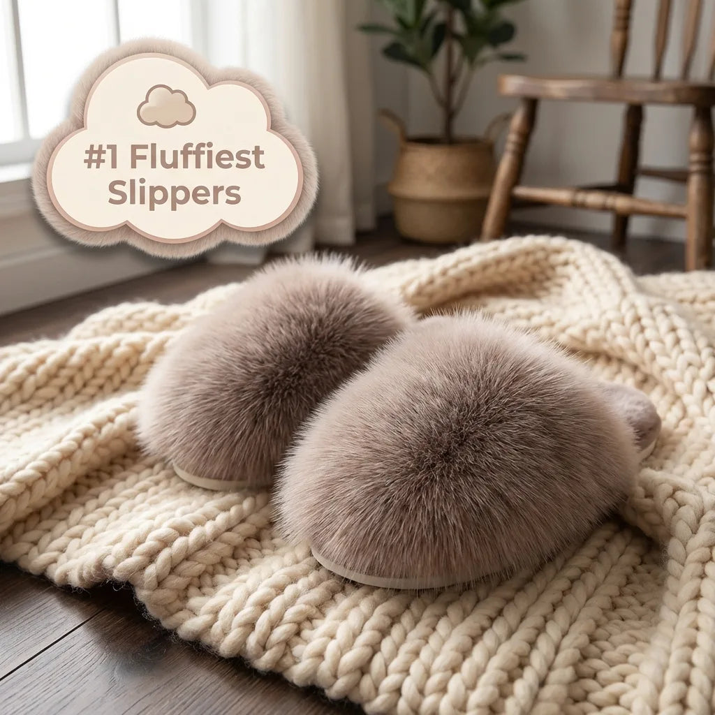Fluffy House Slippers