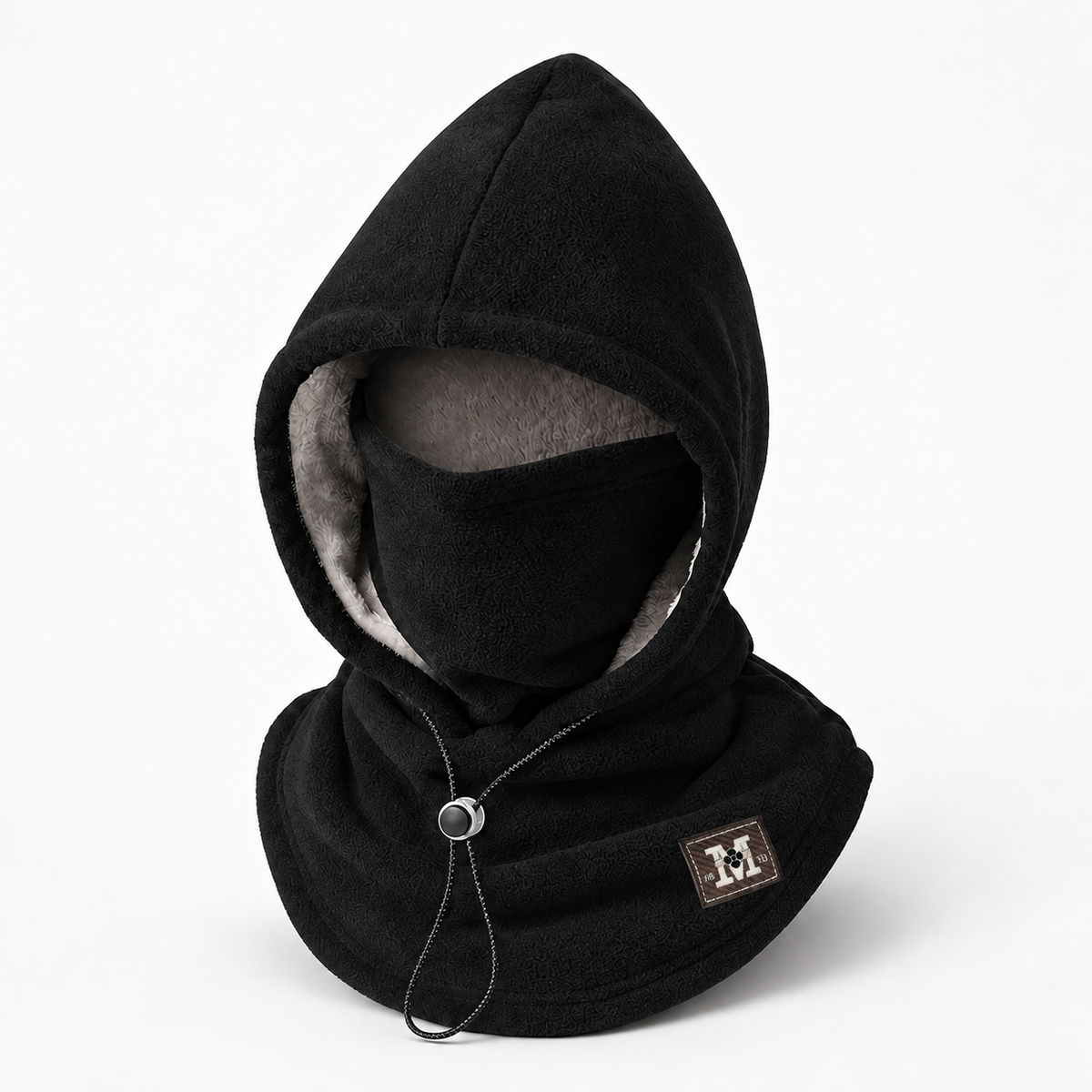 Fleece-Lined Adjustable Face-Covering Balaclava