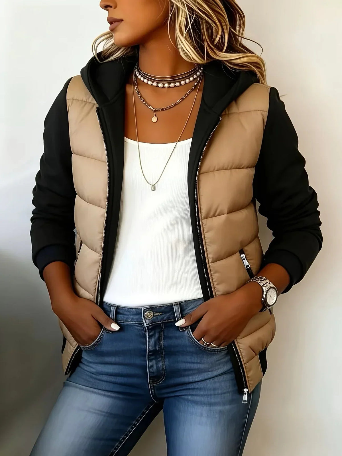 Padded Jacket with Hood