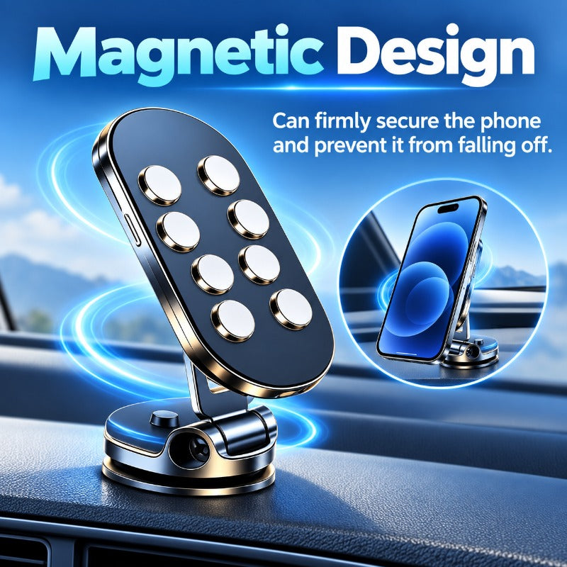 Foldable Zinc Alloy Phone Mount