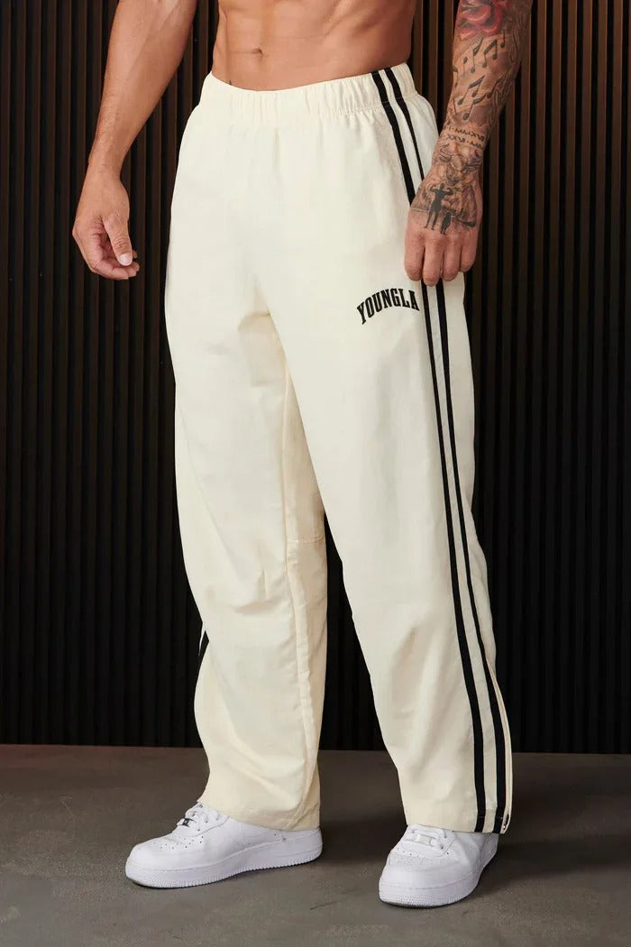 Men's Sports Trousers with Double Stripes | Breathable & Flexible
