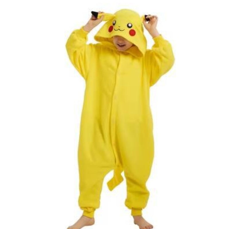 Hooded Character Onesie Pajamas for Adults and Kids