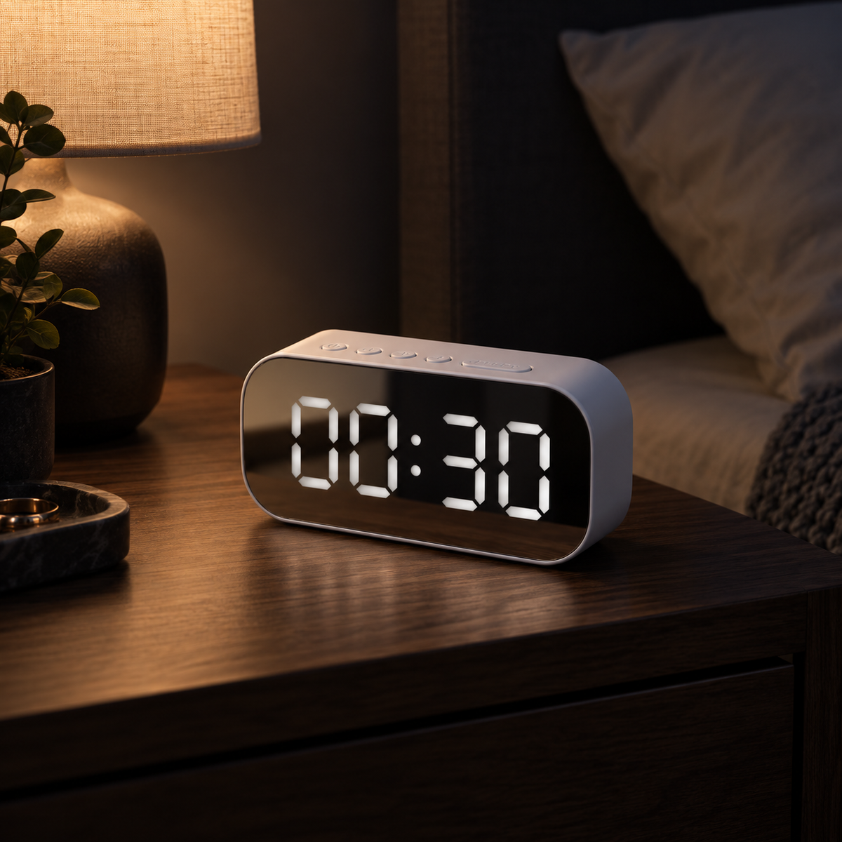 Thrives Outdoor | Lumenoct Modern LED Digital Alarm Clock