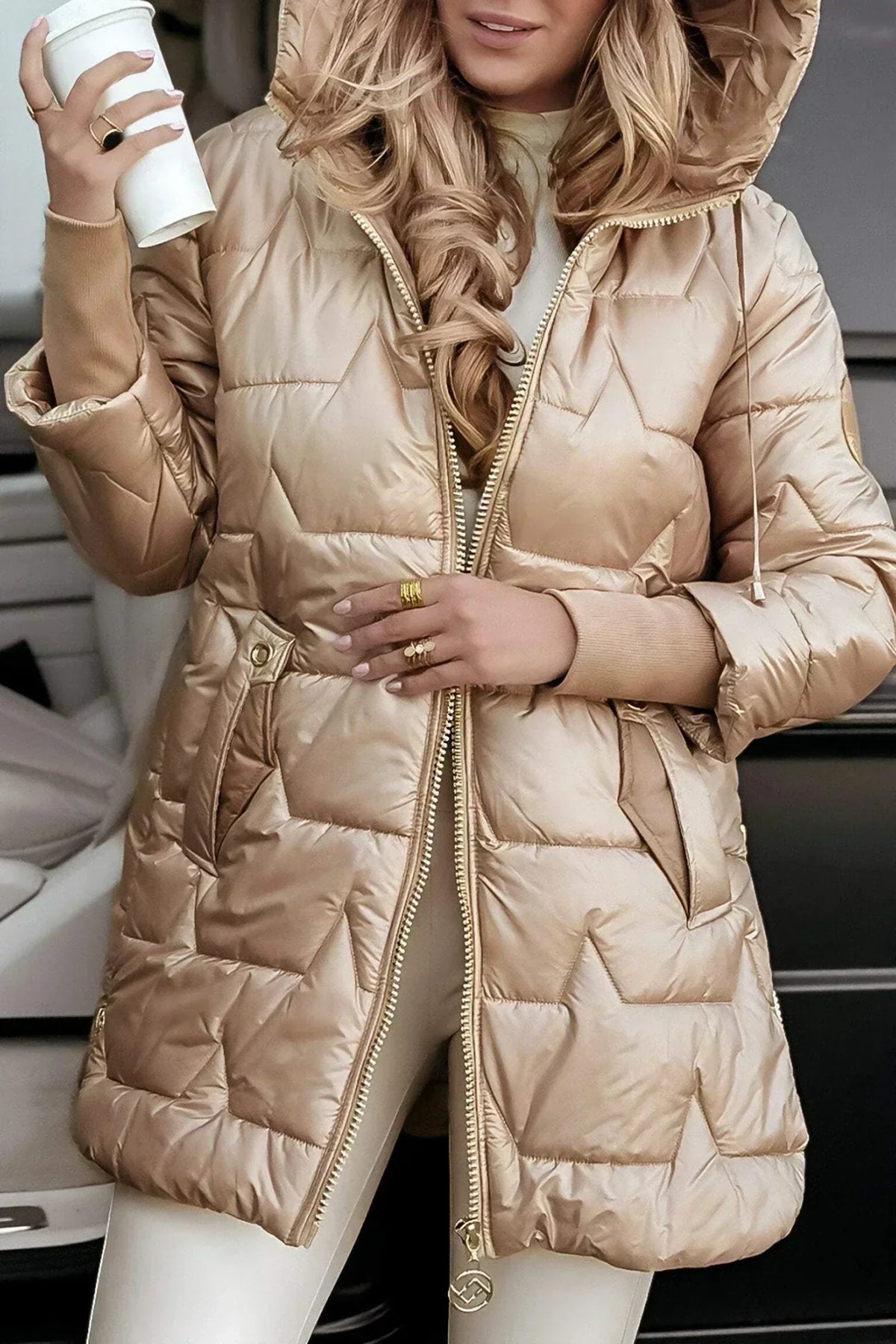 Leona Luxury Quilted Jacket
