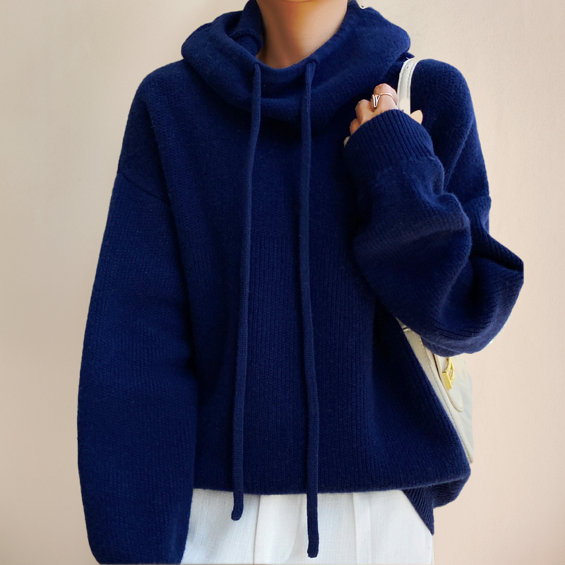 Merino Wool Women's Turtleneck Sweater