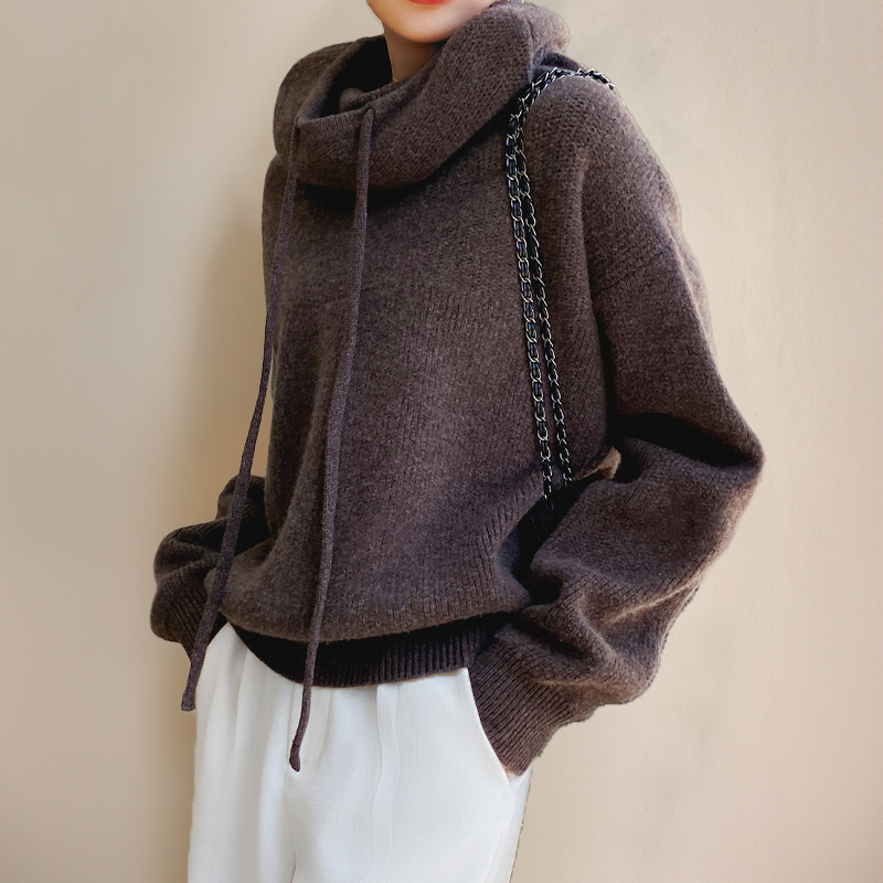 Merino Wool Women's Turtleneck Sweater
