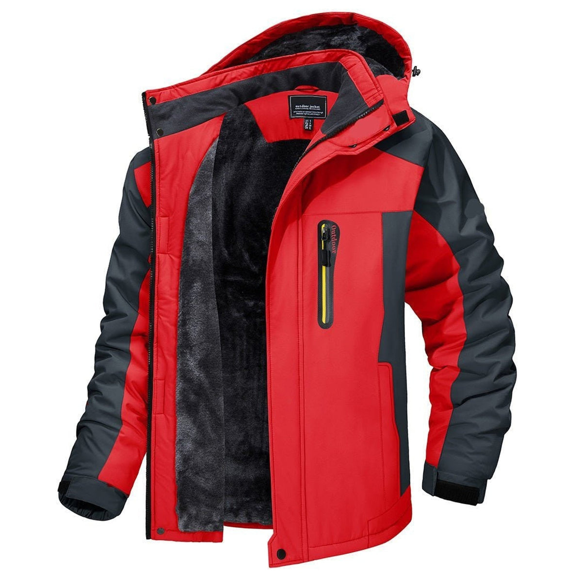 Performance Winter Jacket with Waterproof Detachable Lining and Fabric Shell