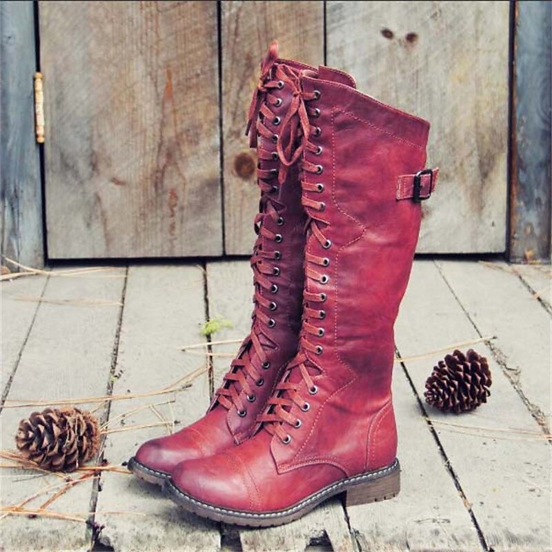 Matilda Tall Lace-Up Riding Boots