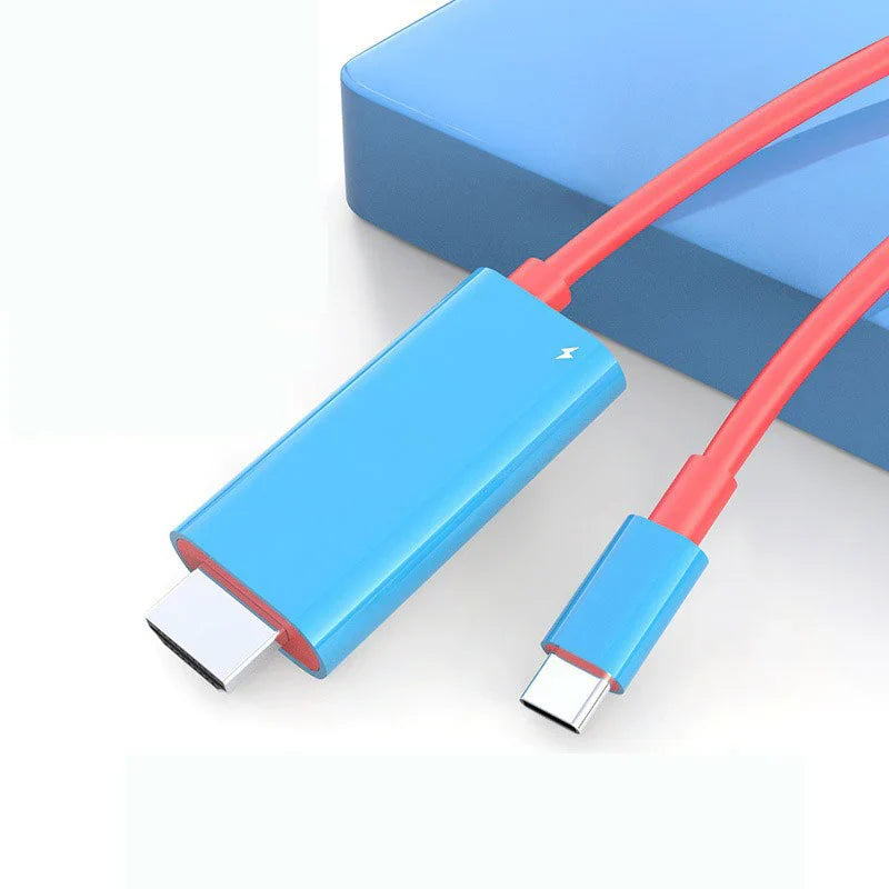 USB-C to HDMI Adapter Cable – Stream, Play and Charge Simultaneously – For Switch, Mobile and Tablet