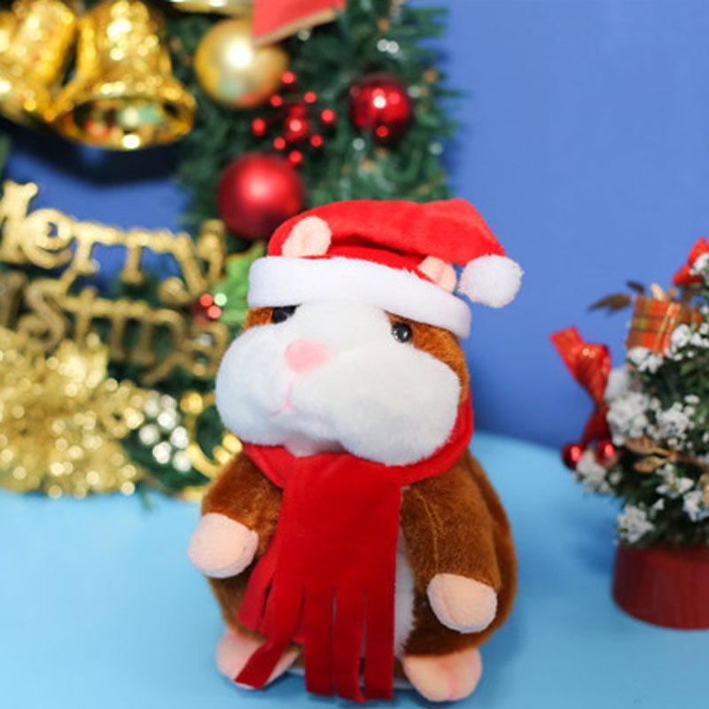 Talking Hamster Plush – Repeats Whatever You Say, Auto Head-Shaking, Hilarious Fun for Kids & Adults