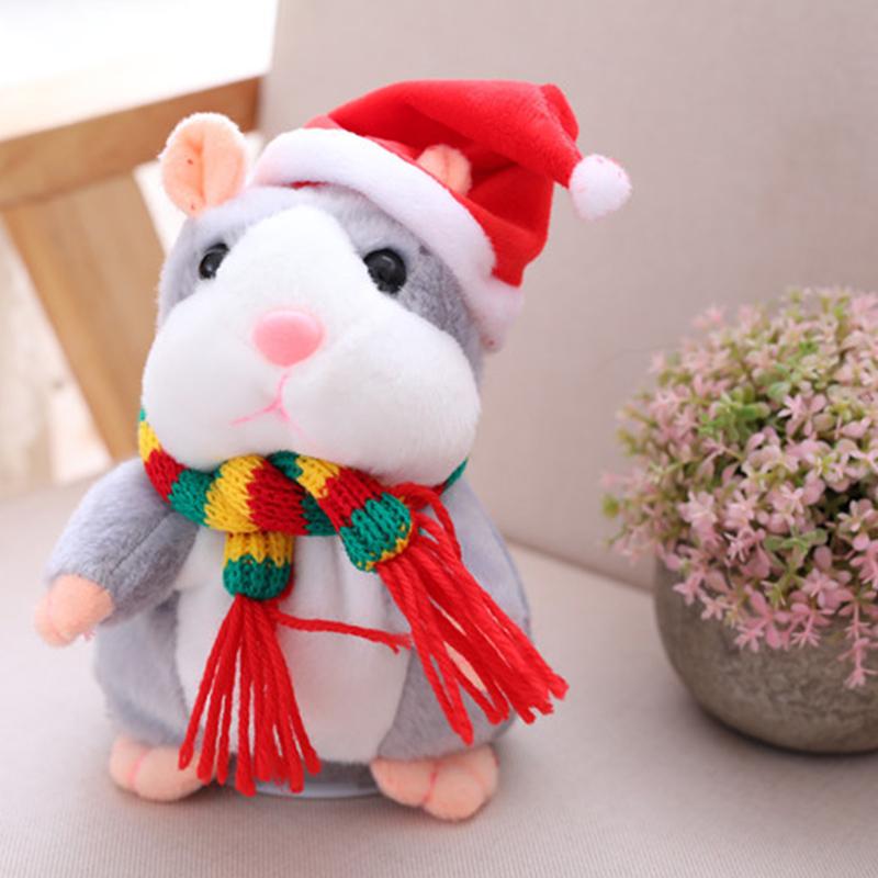 Talking Hamster Plush – Repeats Whatever You Say, Auto Head-Shaking, Hilarious Fun for Kids & Adults