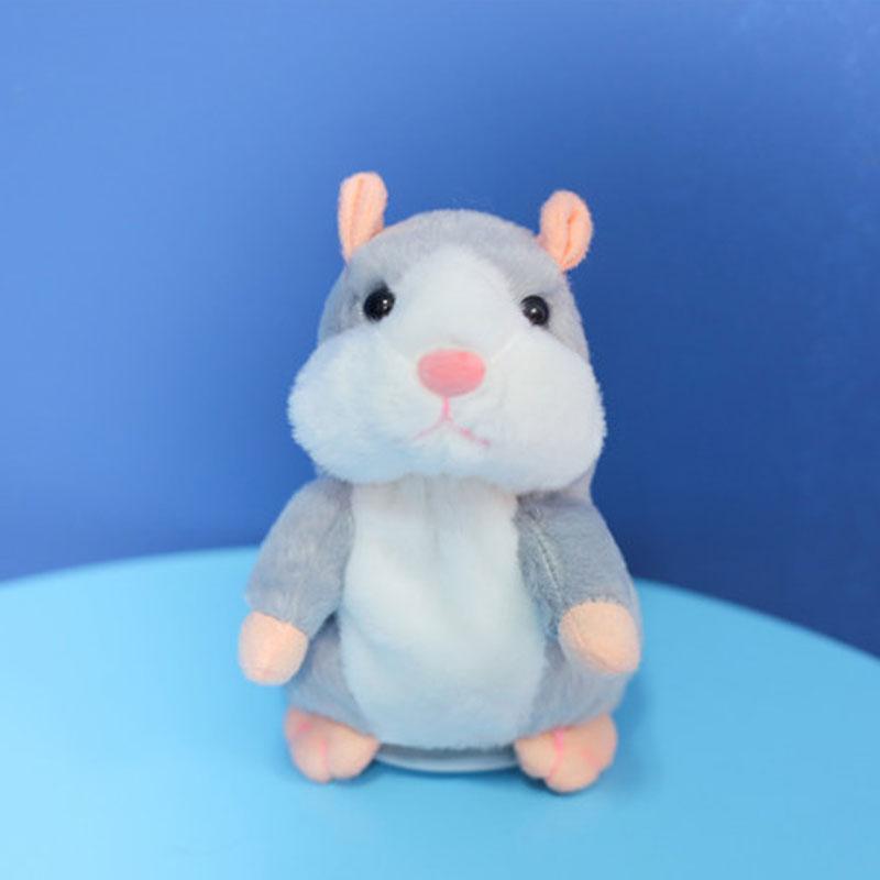 Talking Hamster Plush – Repeats Whatever You Say, Auto Head-Shaking, Hilarious Fun for Kids & Adults