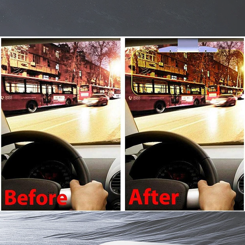 Anti-Glare Sun Visor – Comfortable Day & Night Driving