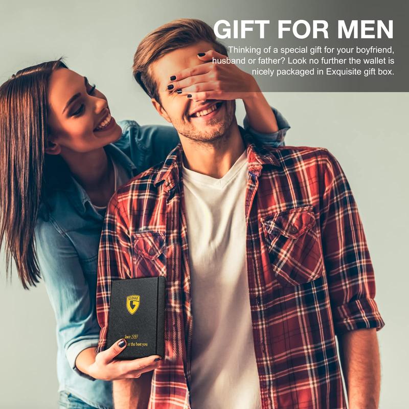 Men's Ultra Thin RFID Blocking Wallet