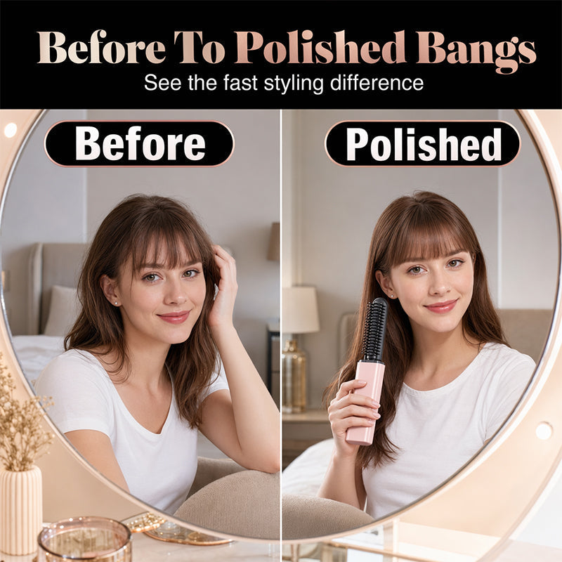 Portable Comb for Styling Bangs