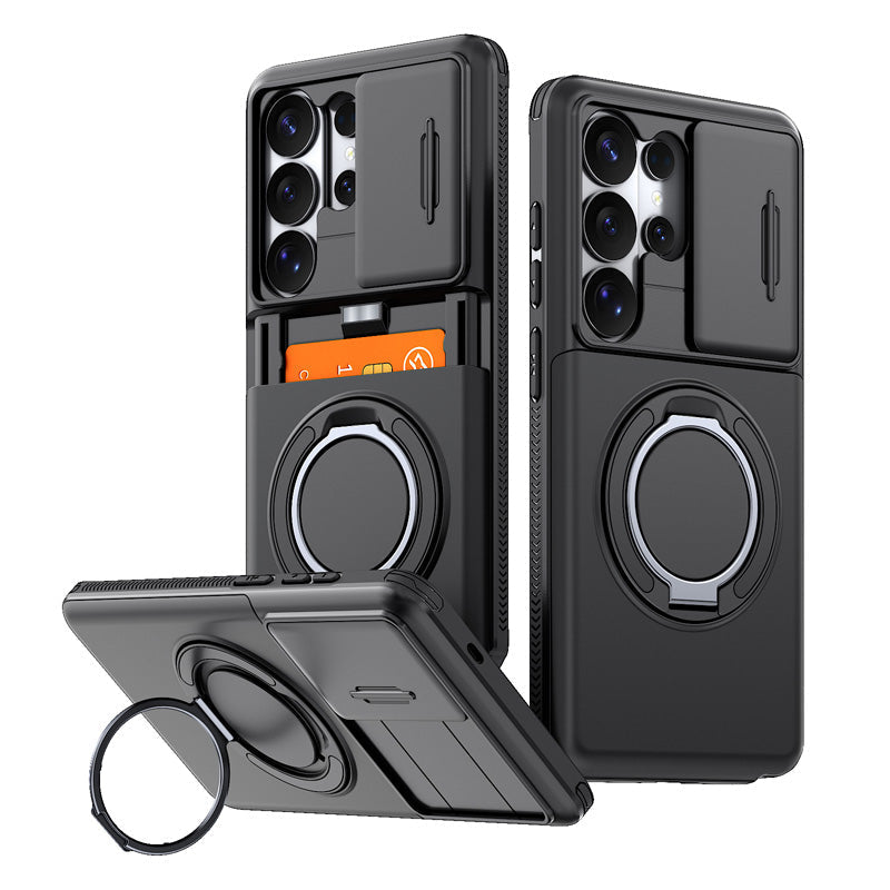 2-in-1 Shock-Resistant Phone Case with Hidden Card Holder