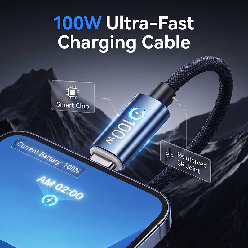 USB-C Fast Charging Cable with E-Marker Chip