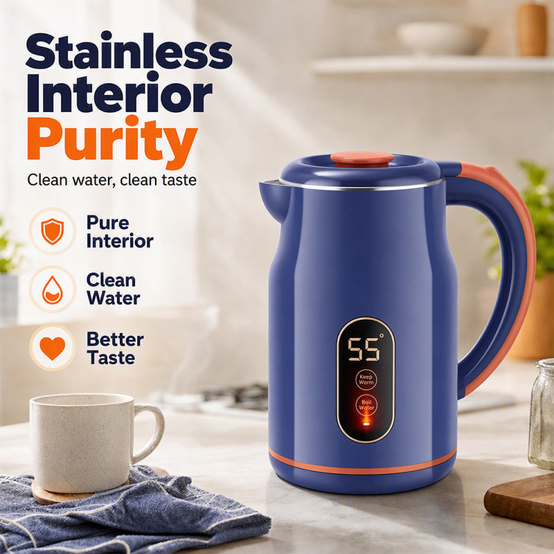 Smart Electric Kettle – Fast Boil, Constant Warmth, Safe Design