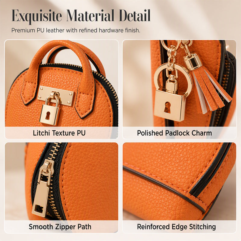 Mini Shell Bag Keychain Coin Purse