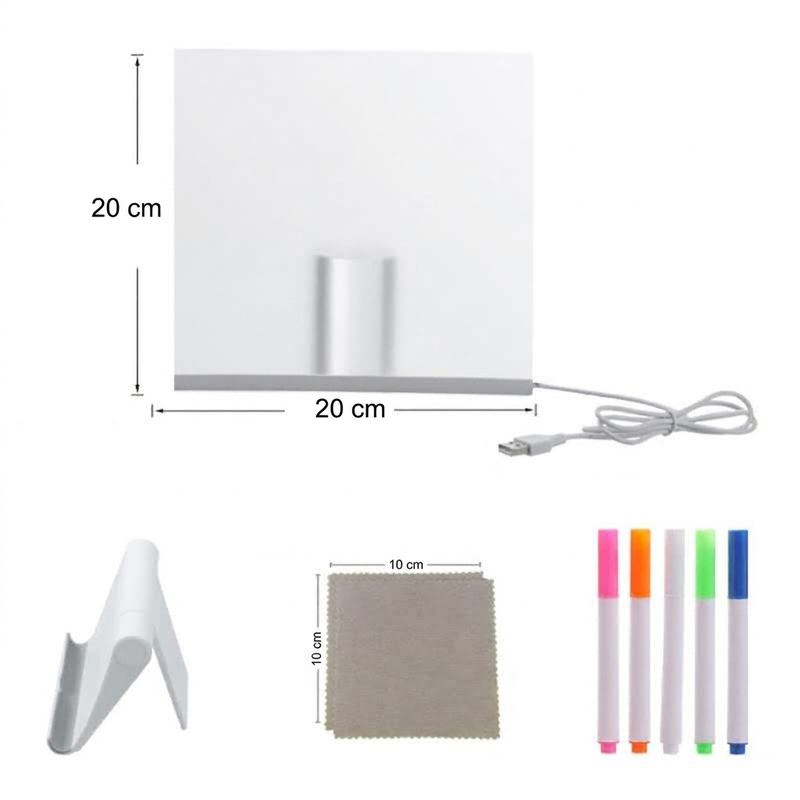 Illuminated Wipeable Drawing Board for Children