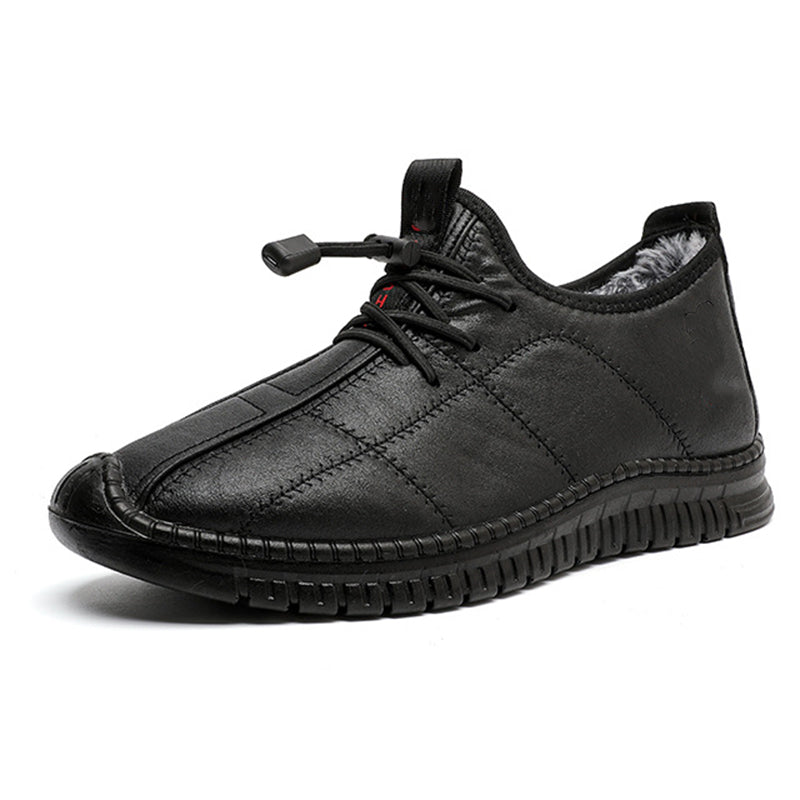 Men's Shoes with Plush Lining and Non-Slip Hiking Boots – Warm, Comfortable and Perfect for Winter and Outdoors