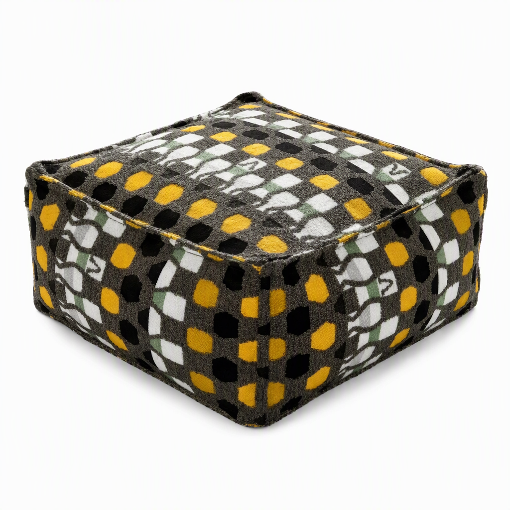 Storage Stool Cover: Fill with Clothes, Wide Zipper, Washable, 45x45x23cm