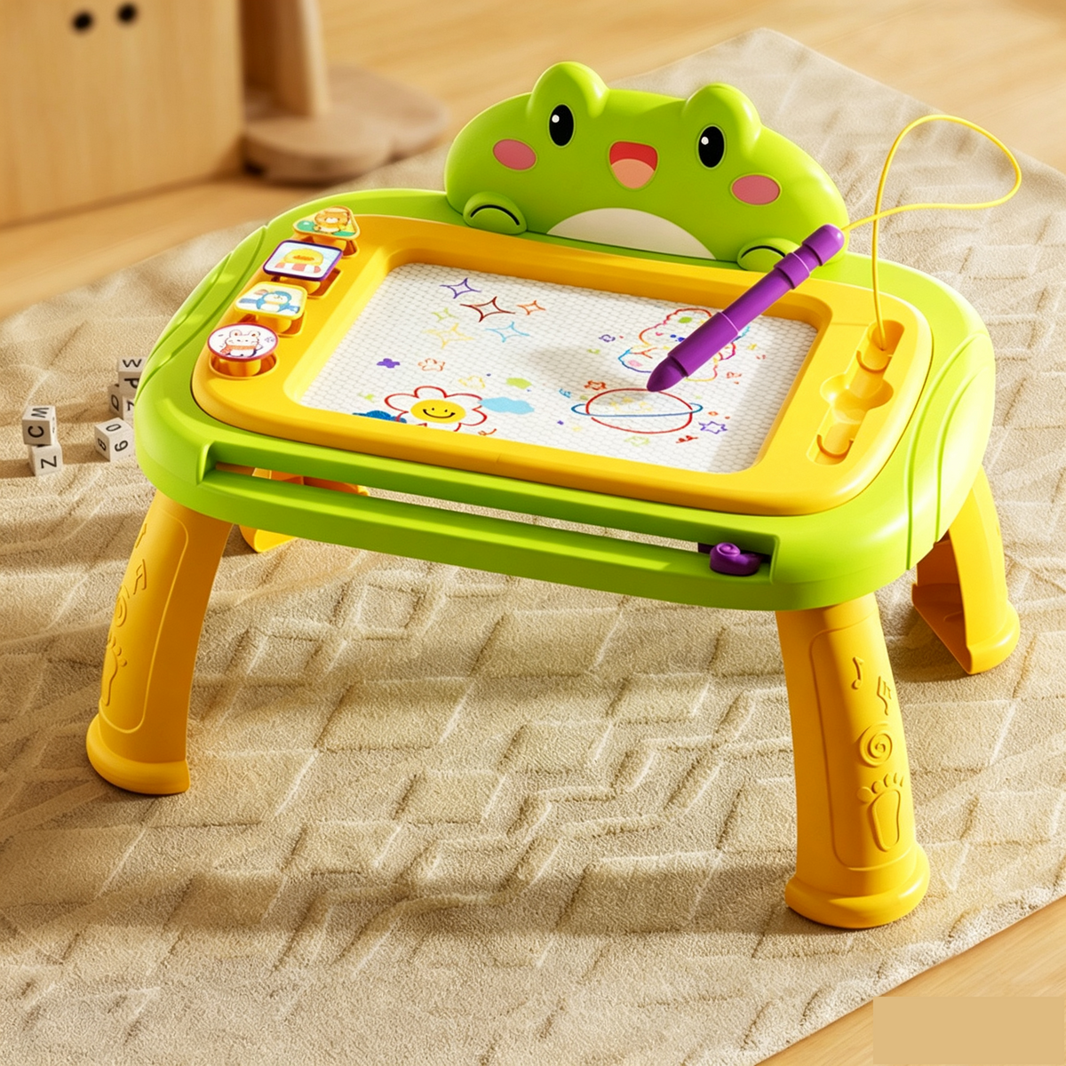 Kids Magnetic Drawing Board – Dust-free, Colorful, Safe