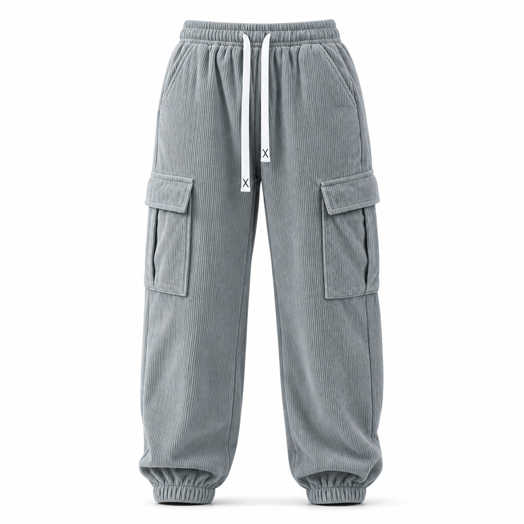 Relaxed Corduroy Joggers for Women
