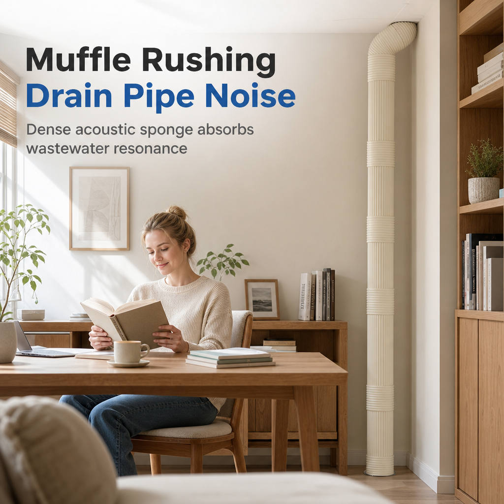 Self-Adhesive Insulation Pipe, Protects Water Pipes Against Freezing Outdoors