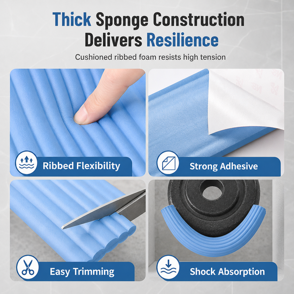 Self-Adhesive Insulation Pipe, Protects Water Pipes Against Freezing Outdoors