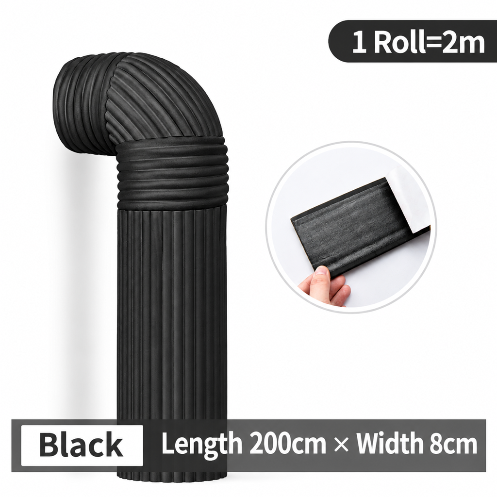 Self-Adhesive Insulation Pipe, Protects Water Pipes Against Freezing Outdoors