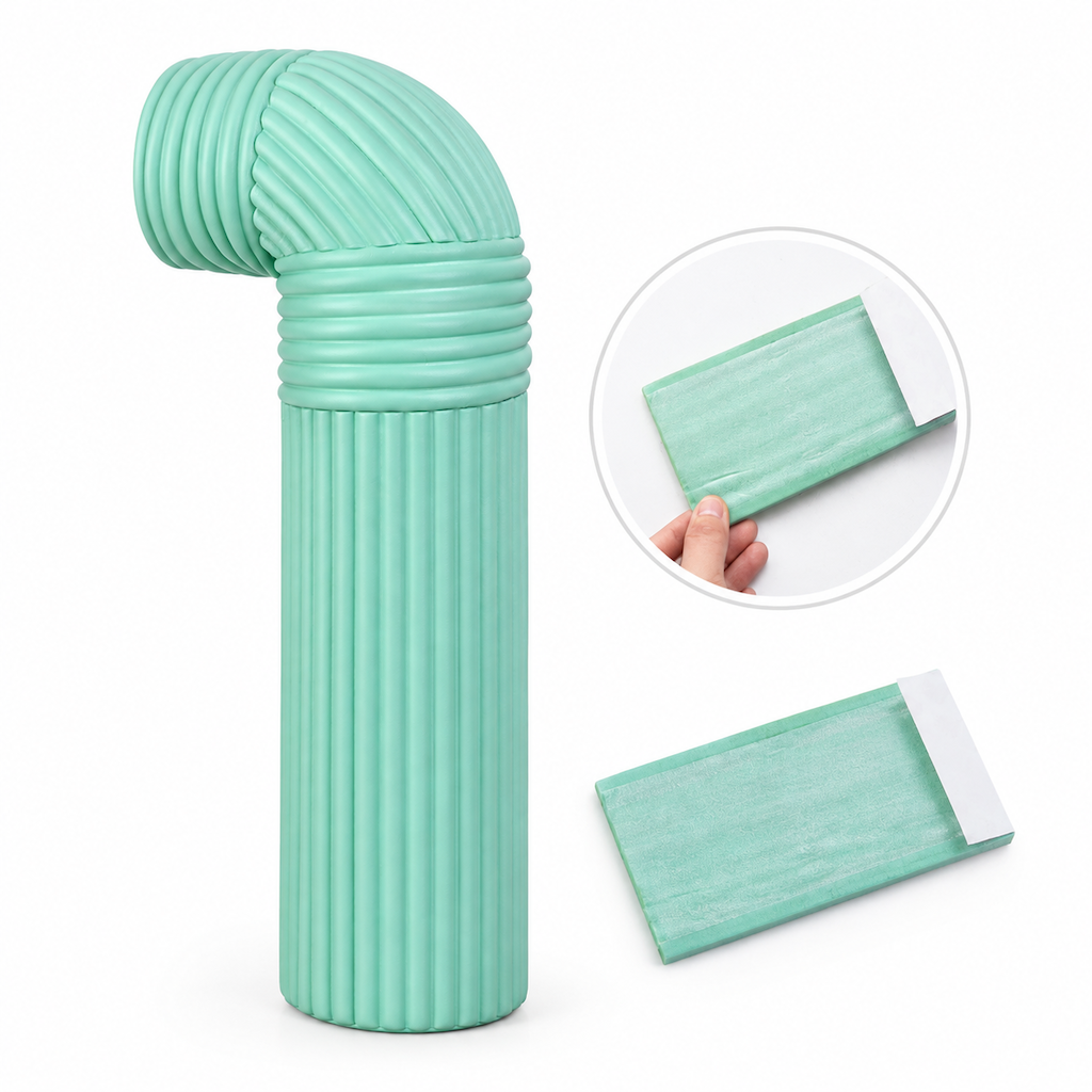 Self-Adhesive Insulation Pipe, Protects Water Pipes Against Freezing Outdoors