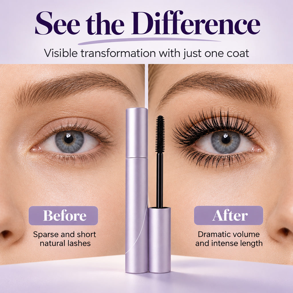 Waterproof Lengthening and Volumizing Long-lasting Mascara