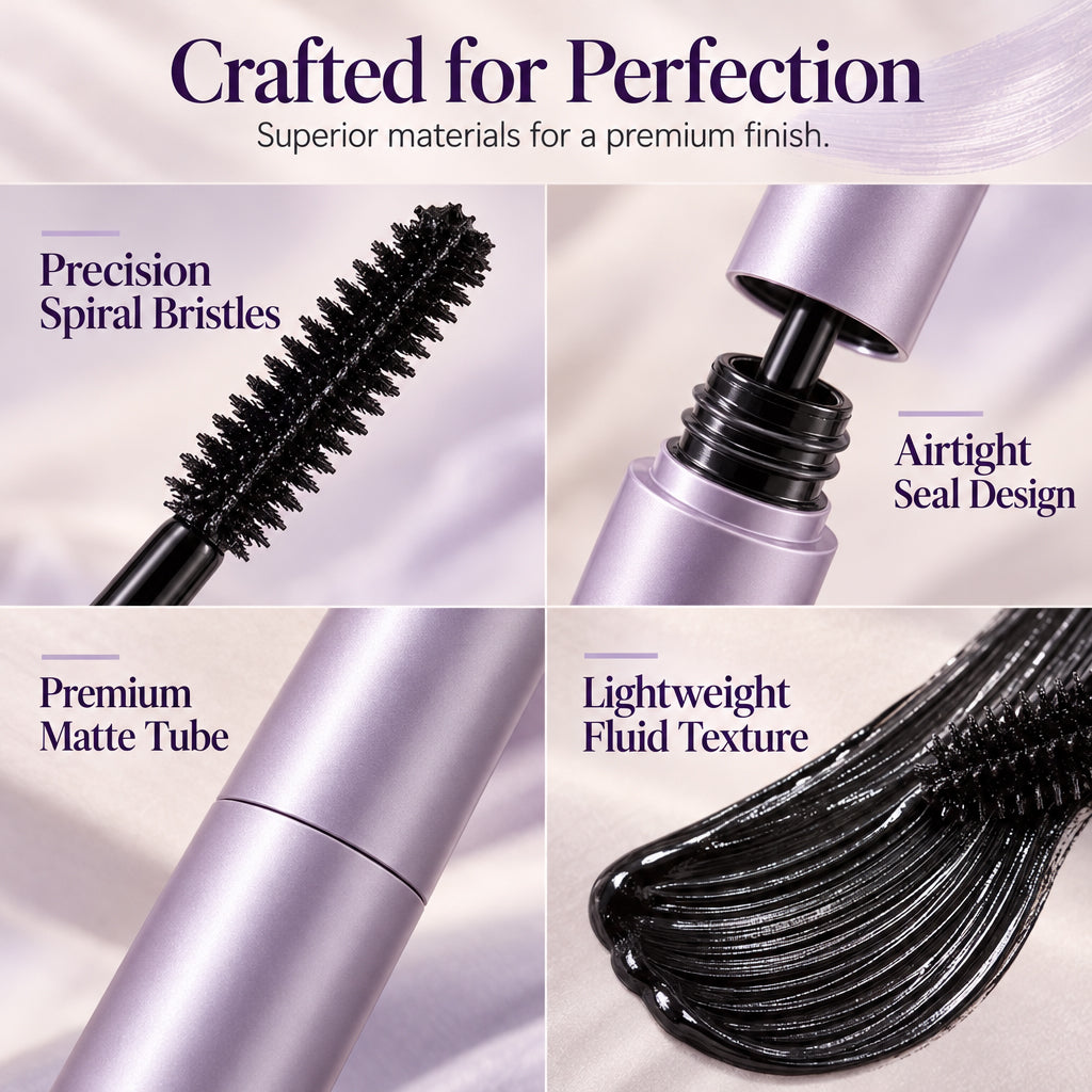 Waterproof Lengthening and Volumizing Long-lasting Mascara