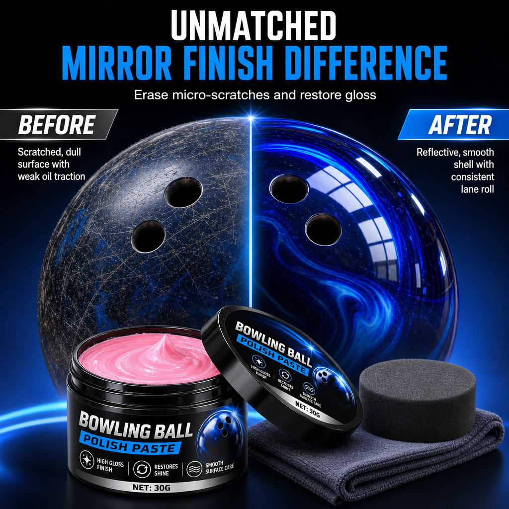 Polishing Paste for Bowling Balls that Restores Surface Shine and Provides a Smooth Finish
