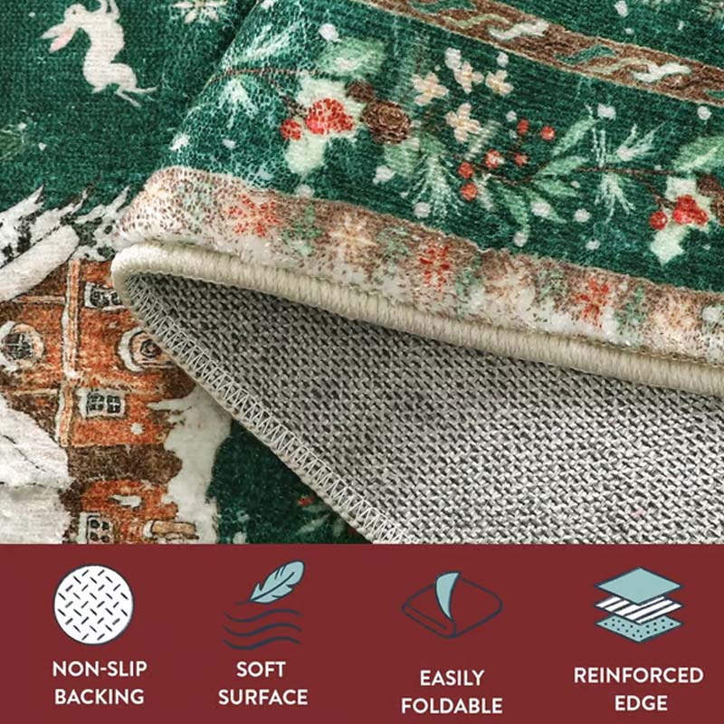 Soft Non-Slip Christmas Mat for Home