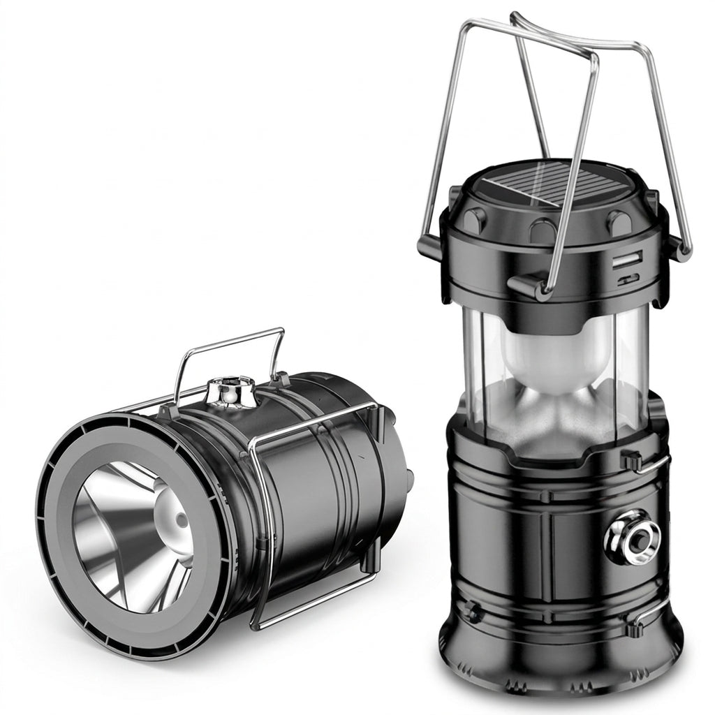 Rechargeable Solar LED Camping Lantern for Emergencies