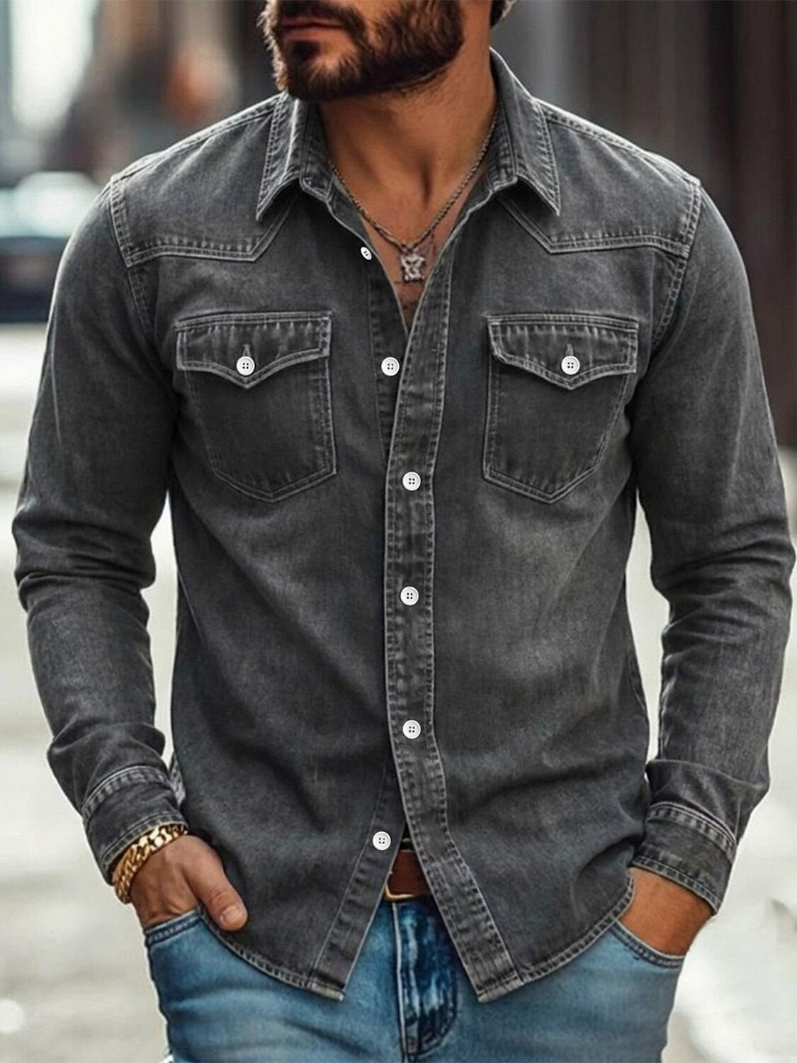 Vintage Denim Shirt