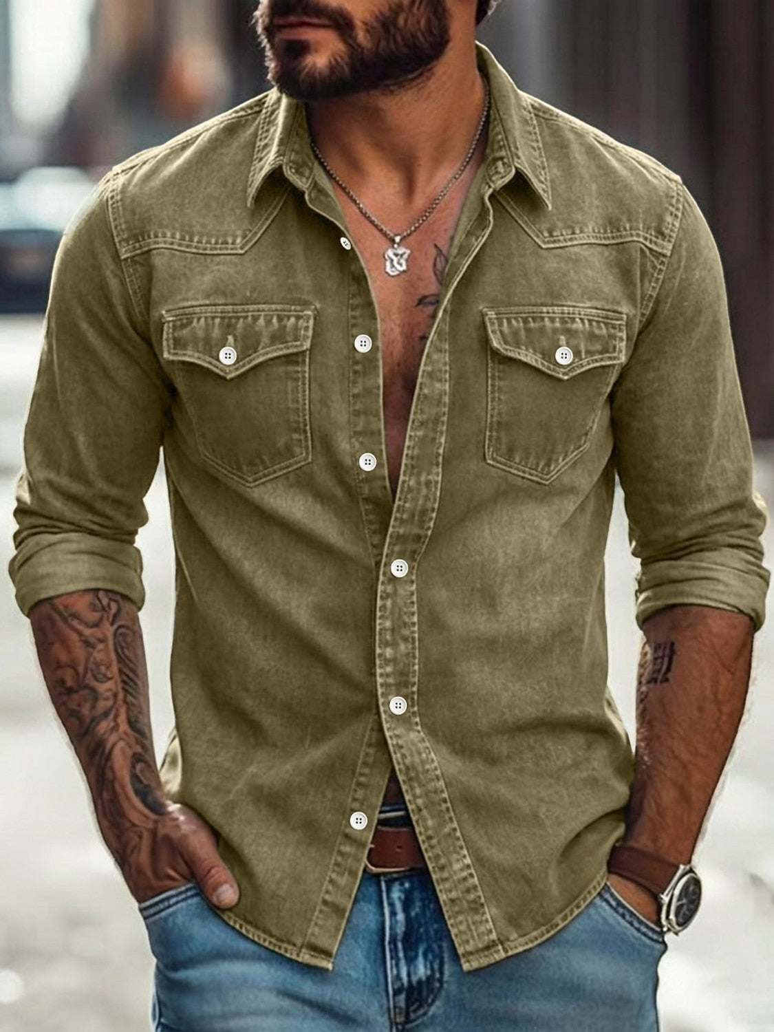 Vintage Denim Shirt