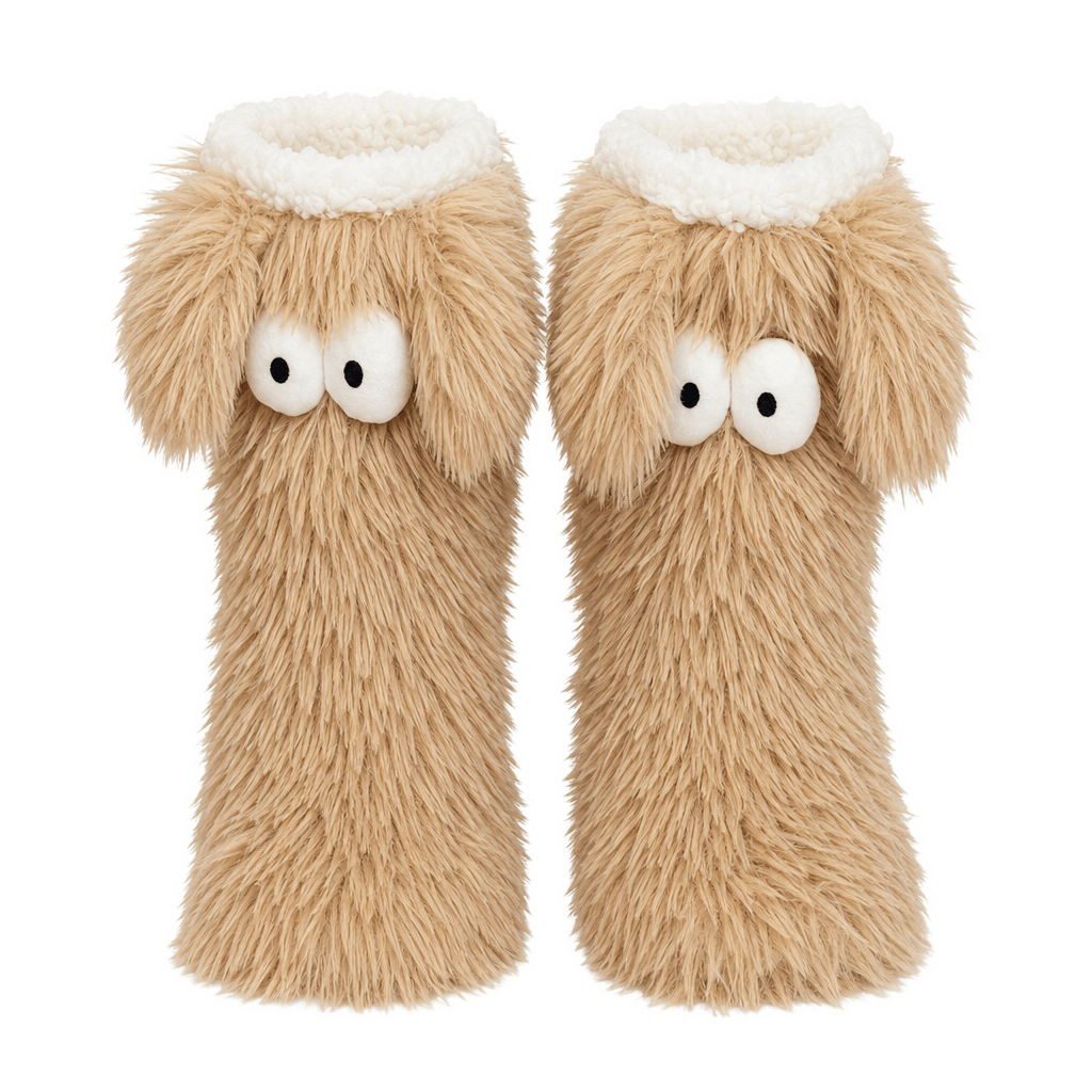 Fluffy Monster Slippers for Warm Feet