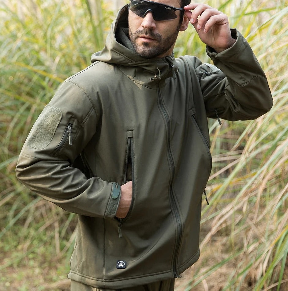 Waterproof, Windproof Outdoor Set: Jacket and Trousers with Fleece Lining